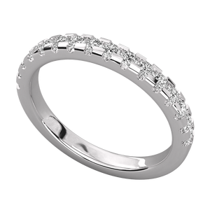 Bague pour femme en or 14 carats avec diamant de laboratoire - Product Image 4