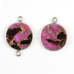 Los mejores conectores colgantes de dijes de plata turquesa de cobre negro Rosa Natural DIY pendientes de oro pulsera fabricación de joyas fabricante - Product Image 5