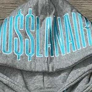 Conjunto de Dos Piezas de Sudadera con Capucha y Pantalones Deportivos Anchos para Hombre, con Estampado Personalizado y Bordado, Estilo Harajuku, de Felpa Francesa 100% - Product Image 5