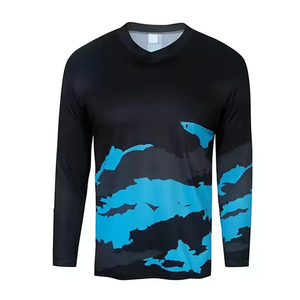 Chemise de pêche pour homme avec logo personnalisé, OEM ODM, légère, séchage rapide, protection UV UPF, vêtements de performance, usine - Product Image 2