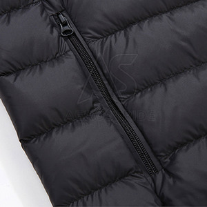 Plus Size Streetwear <b>Canvas</b> Puffer <b>Jacket</b> for <b>Men</b> with Stand Collar and Front Logo Custom Made Winter <b>Jacket</b> - Product Image 4