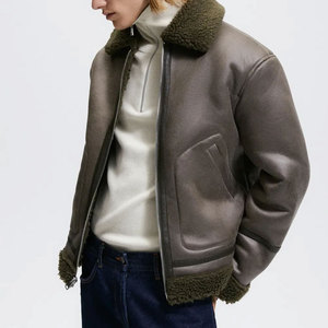 New Arrival Hot Sale Faux <b>Fur</b> Leather <b>Jacket</b> Design Your Own Trendy Outfit Online Selling Faux <b>Fur</b> Leather <b>Jacket</b> - Product Image 2