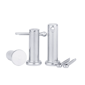 Pasador de Acero Inoxidable A2-70 con Orificio M8 30, Pasador de Pivote de Cabeza Plana - Product Image 1