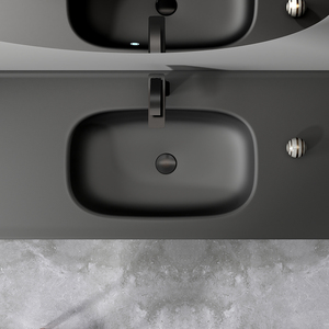 TONA Diana stile moderno <span class=keywords><strong>antracite</strong></span> verde MDF a parete LED argento specchio resistente all'acqua morbido <span class=keywords><strong>bagno</strong></span> Vanity eco-friendly - Product Image 5