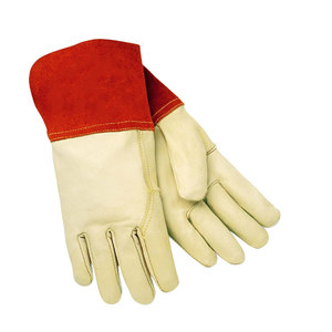 Gants de soudage en cuir à protection multicouche, toucher doux, ajustement confortable, durables, pour une utilisation quotidienne en extérieur toute saison - Product Image 2