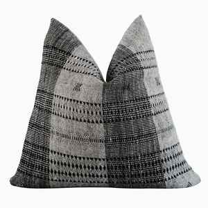 Funda de cojín Kilim de lana ligera hecha a mano 100% hecha a mano profesional patrón de rayas cuadrado tejido a mano de La India - Product Image 1