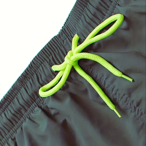 Pantalones Cortos Básicos de Malla para Hombre, Shorts Holgados de Cintura Media para Correr, Fitness, Baloncesto y Playa, Logotipo Personalizado - Product Image 4