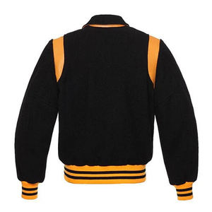 <b>Men's</b> New Fashion Regular Slim Fit Wool Leather Varsity <b>Jacket</b> Bomber <b>Baseball</b> Winter <b>Jacket</b> CollegeBaseballjacket <b>for</b> <b>men</b> - Product Image 3