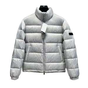 Chaqueta Acolchada con Logotipo Personalizado, Cuello Alto, Ropa de Algodón, Otoño e Invierno, Cortavientos - Product Image 1