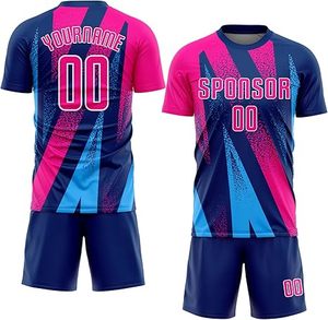 ชุดฟุตบอลมืออาชีพระบายอากาศแห้งเร็วส่งชื่อทีมเทคโนโลยีระเหิดแบบกำหนดเอง - Product Image 4