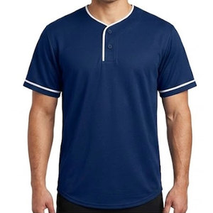 Camiseta de Béisbol para Hombre, Ajuste Cómodo, Tela Transpirable, Ideal para Entrenamiento Deportivo y Uso en Partidos, con un Look Atlético Moderno - Product Image 1