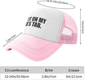 Put It On My Dad's Tab Trucker Hat Unisex Adult Hats Adjustable <b>Cap</b> for Men and <b>Women</b> Classic Fishing <b>Caps</b> - Product Image 4