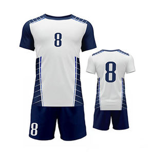 Vente en gros d'uniformes de volley-ball personnalisés nouveau design pour hommes ensembles de compétition imprimés en spandex - Product Image 6