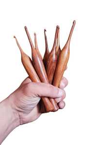 Crochets en bois sur mesure de 3.5mm en palissandre, idéaux pour le tricot à la main et les magasins de crochet pour la revente - Product Image 2