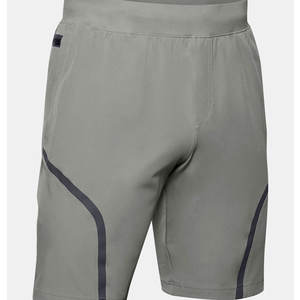 High Quality Custom Logo Summer Pocket Double <b>Layer</b> Men's Fitness Mesh Shorts 6XL Size Solid Pattern Polyester Gym Shorts - Product Image 4