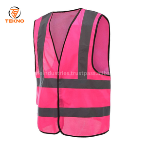 Nueva llegada chalecos de trabajo de seguridad reflectantes de la mejor calidad al por mayor cómodo Hi Vis poliéster sostenible Hi Vis servicio OEM - Product Image 5