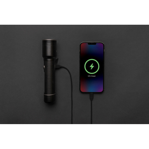 ไฟฉายอะลูมิเนียมพร้อมหลอด USB ที่ทนทานและนำกลับมาใช้ใหม่ได้ทนทานต่อการใช้งานกลางแจ้ง - Product Image 6