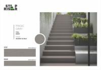 Carreaux de marche 1200x470mm Carreaux de porcelaine pour escalier 300x1200mm Escalier unique Attrayant Derniers modèles Épaisseur 12mm