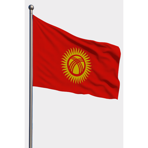 Custom Kyrgyzstan Outdoor <b>Flag</b> Digital 3x5ft Aluminum <b>Pole</b> Silk Custom Logo-<b>for</b> Automotive Insurance Education Travel Agency - Product Image 1
