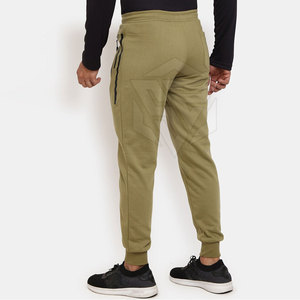 Men's Casual Lightweight Cotton Breathable Quick Dry Pleated Front <b>Working</b> <b>Trousers</b> Mid Waist Straight Pattern Outdoor Wear OEM - Product Image 3