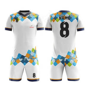 2024 poids léger personnalisé nom d'équipe imprimé vêtements uniformes de football pour hommes vêtements de sport avec marque privée - Product Image 1