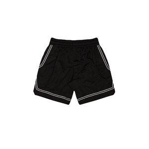 Pantalones cortos de malla sólidos personalizados para hombre al por mayor, cintura elástica transpirable, secado rápido, a prueba de viento, 100% poliéster, personaliza tu propio logotipo - Product Image 5