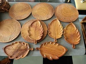 Plateau en bois Style japonais ménage nordique moderne Simple petit bateau forme assiette plats plateau en bois décoratif avec le meilleur prix - Product Image 5