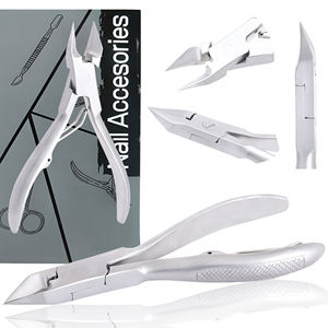 Pince à cuticules en acier inoxydable pour usage domestique, lame tranchante durable, idéale pour l'élimination des ongles incarnés, meilleure pince à ongles 2026 - Product Image 1