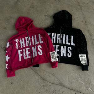 Logotipo personalizado Lavado ácido Zip Up Boxy Cropped Hoodie Hombres Sun Faded rhinestone Sudadera con capucha bordada desgastada - Product Image 1