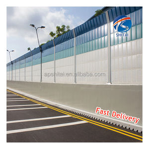 Barrière <span class=keywords><strong>anti</strong></span>-<span class=keywords><strong>bruit</strong></span> acoustique de blocage robuste <span class=keywords><strong>mur</strong></span> insonorisant galvanisé extérieur barrière <span class=keywords><strong>anti</strong></span>-<span class=keywords><strong>bruit</strong></span> pour autoroute - Product Image 1