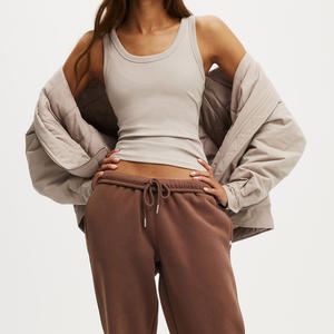 Material totalmente transpirable y de secado rápido hecho camiseta sin mangas para mujer/tela de poliéster personalizada hecha camiseta sin mangas con cuello redondo para mujer - Product Image 5