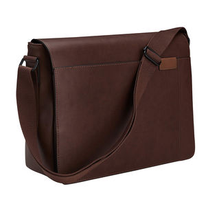 Bolso bandolera de cuero genuino Vintage de lujo para hombre y mujer a la moda, bandolera de poliéster negro con cremallera - Product Image 3