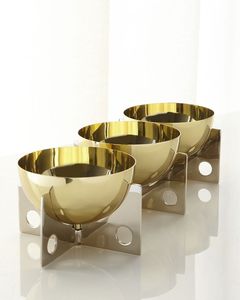 Silver 2026 Contemporary Metal Chocolate Bowl With Minimalist Design For Stylish <b>Treat</b> Presentation In Modern Homes - Product Image 4