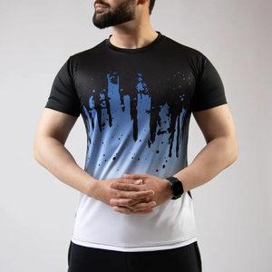 Custom Heat-Transfer Printed Satin Fabric <b>Men's</b> Football Jersey and Short Uniform Anti-UV Eco-Friendly Breathable Training - Product Image 3