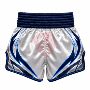 กางเกงมวยไทย Zee Good International Mixed Martial Arts แบบยูนิเซ็กส์ ทรงปกติ พิมพ์ลายแบบ Sublimation ผ้าโพลีเอสเตอร์ยืดได้ สำหรับผู้ใหญ่ - Product Image 2