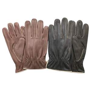 Guantes de cuero para hombre, color negro personalizado, unisex, invierno, cálidos, a prueba de viento, guantes de cuero para conducir, unisex, Fabricante Mayorista - Product Image 5