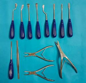 Juego de Instrumentos de Preservación para Rinoplastia, 13 Piezas, Instrumentos Quirúrgicos Ortopédicos de Acero Inoxidable, Kit Cosmético Manual Reutilizable - Product Image 4
