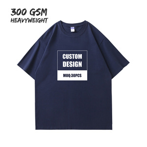 เสื้อยืดผู้ชาย STREETLAB แบบสั่งทำพิเศษ ผ้าคอตตอนหนา 300 GSM ทรงโอเวอร์ไซส์ แขนสั้น ดีไซน์เรียบง่าย ขายส่ง - Product Image 1