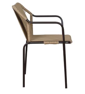 Juego de mesa y silla de metal de diseño moderno para el hogar, juego de muebles de jardín para interiores y exteriores, bar y restaurante de Hotel en la azotea abierta 2024 - Product Image 3