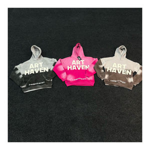 Alta calidad Unisex hombres sudaderas con capucha invierno Streetwear pulóver 100% algodón polar personalizado bordado Logo al por mayor - Product Image 2