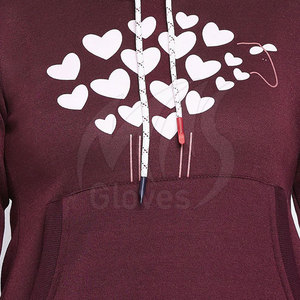 Sweats à capuche personnalisés de haute qualité pour femmes à vendre en gros Lady Pullover Hoodies - Product Image 6