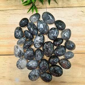 ผลึกผลึกผลึกขัดเงาสีดำ-จักระและพลังงานบำบัดการเติบโตทางจิตวิญญาณและบรรเทาความเครียด - Product Image 4