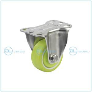 1.5\" 2\" Inch Stainless Steel Light Duty PU Casters Anti-Rust <b>Swivel</b> Food Kitchen Tools Factory Price Light Duty <b>Castor</b> Wheels - Product Image 2