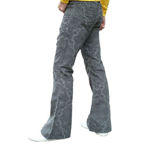 กางเกงขายาวทรงบานสำหรับผู้ชาย ราคาสมเหตุสมผล ผลิตจากผ้าฝ้าย 100% สไตล์ลำลอง เอวสูง เนื้อผ้าหนา แฟชั่นแนวสตรีท - Product Image 3