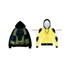 Top Selling Motorbike <b>Hoodies</b>- <b>Motorcycle</b> <b>Hoodie</b> Full Protective Fleece Lined in Pakistan Kevlar <b>Hoodies</b> With Protection - Product Image 1