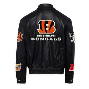 CINCINNATI BENGALS CHAQUETA COMPLETA DE CUERO - Product Image 2