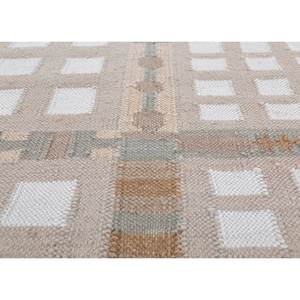 Checkers Ivory Flat Weaves Wool <b>Rugs</b> ADWL-13267 Geometric Handmade Rectangle <b>Jute</b> <b>Rugs</b> for Home Living Room Bedroom for Teens - Product Image 3