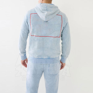 ชุดวอร์มผ้าฝ้าย100% ซักได้สำหรับผู้ชายชุดวอร์มยาวถึงเข่าสไตล์ที่เป็นเอกลักษณ์ระบายอากาศได้น้ำหนักเบาขายดีสำหรับฤดูหนาว - Product Image 3