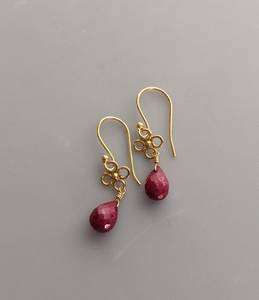 Pendientes de Plata de Ley 925 con Piedra Preciosa de Calcedonia Rosa en Forma de Pirámide de 6 a 9 mm, Forma de Pera, Estilo Vintage, Certificados por IGI, para Compromiso, Boda, Fiesta - Product Image 4