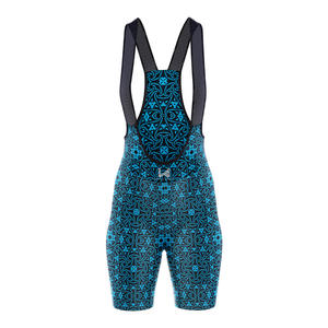 Cuissard de cyclisme unisexe personnalisé, respirant, anti-transpiration, séchage rapide, coupe-vent, sans couture, taille plus, tissu en spandex/polyester - Product Image 1